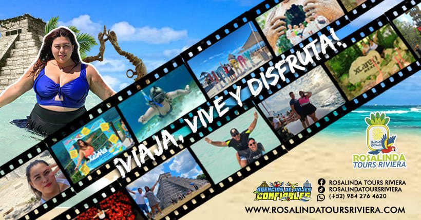 Collage de viajes Rosalinda Tours Riviera